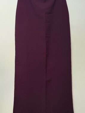 Nisa Butik Purple Pencil Maxi Skirt
